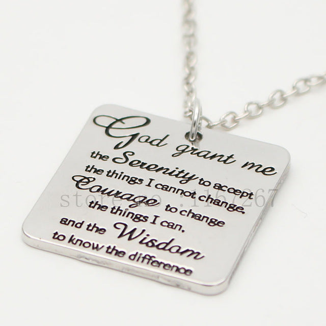 Serenity Prayer Inspirational Jewelry