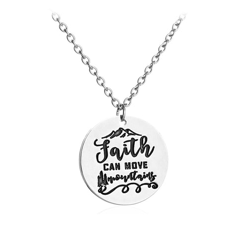 Faith Can Move Mountains Necklace