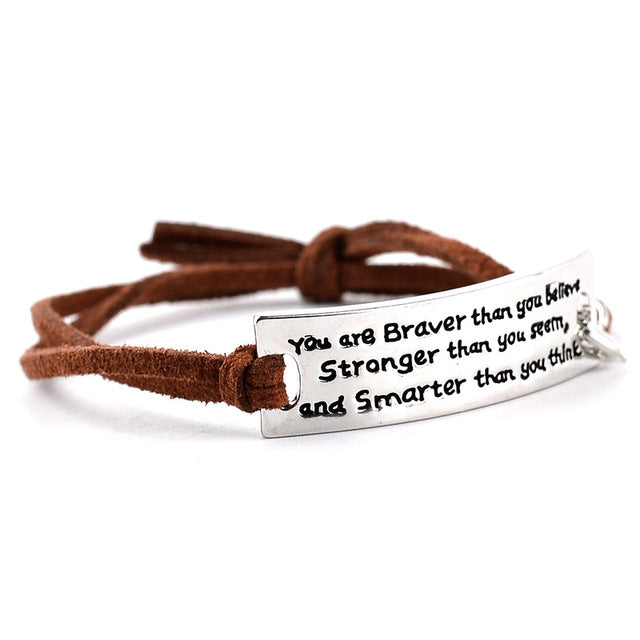 Inspirational Messages Bracelet