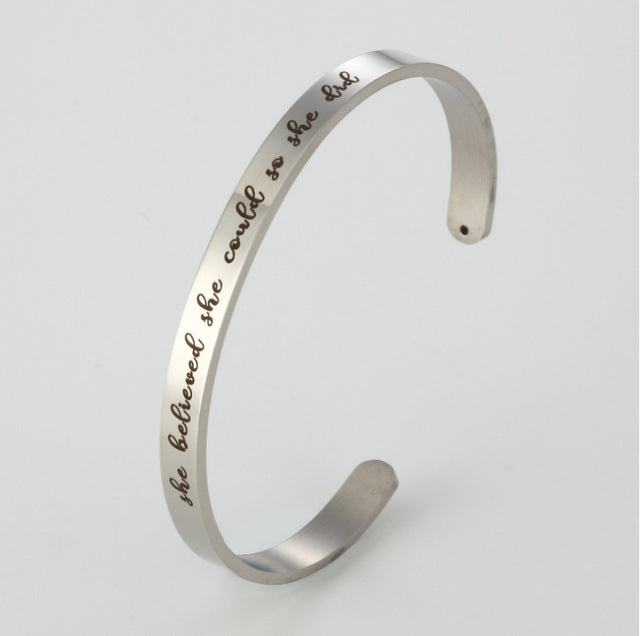 Stainless Steel Cuff Bangle