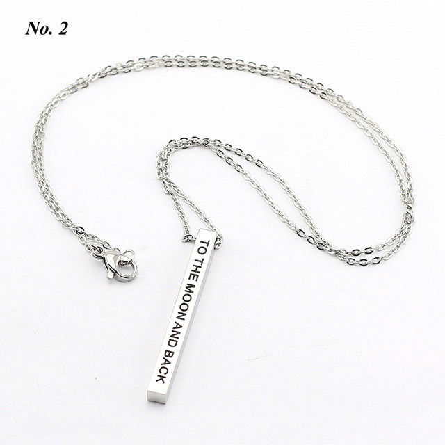 Positive words Necklace