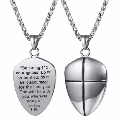 Shield of Faith Pendant Necklace